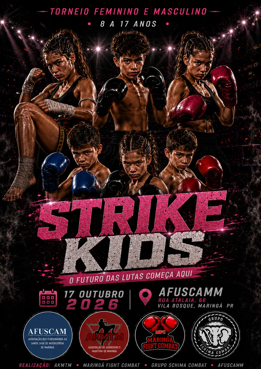 Cartaz do Strike Kids